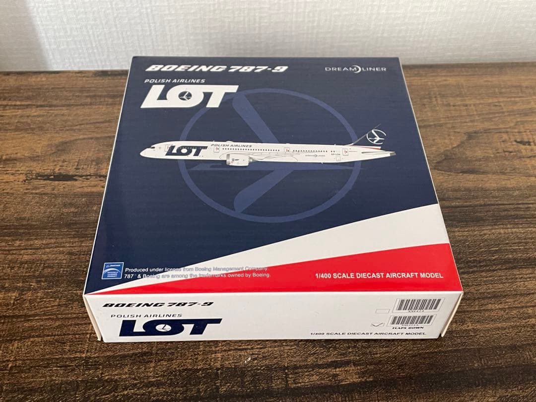 Jcwings 1/400 LOTポーランド航空787-9フラップダウン