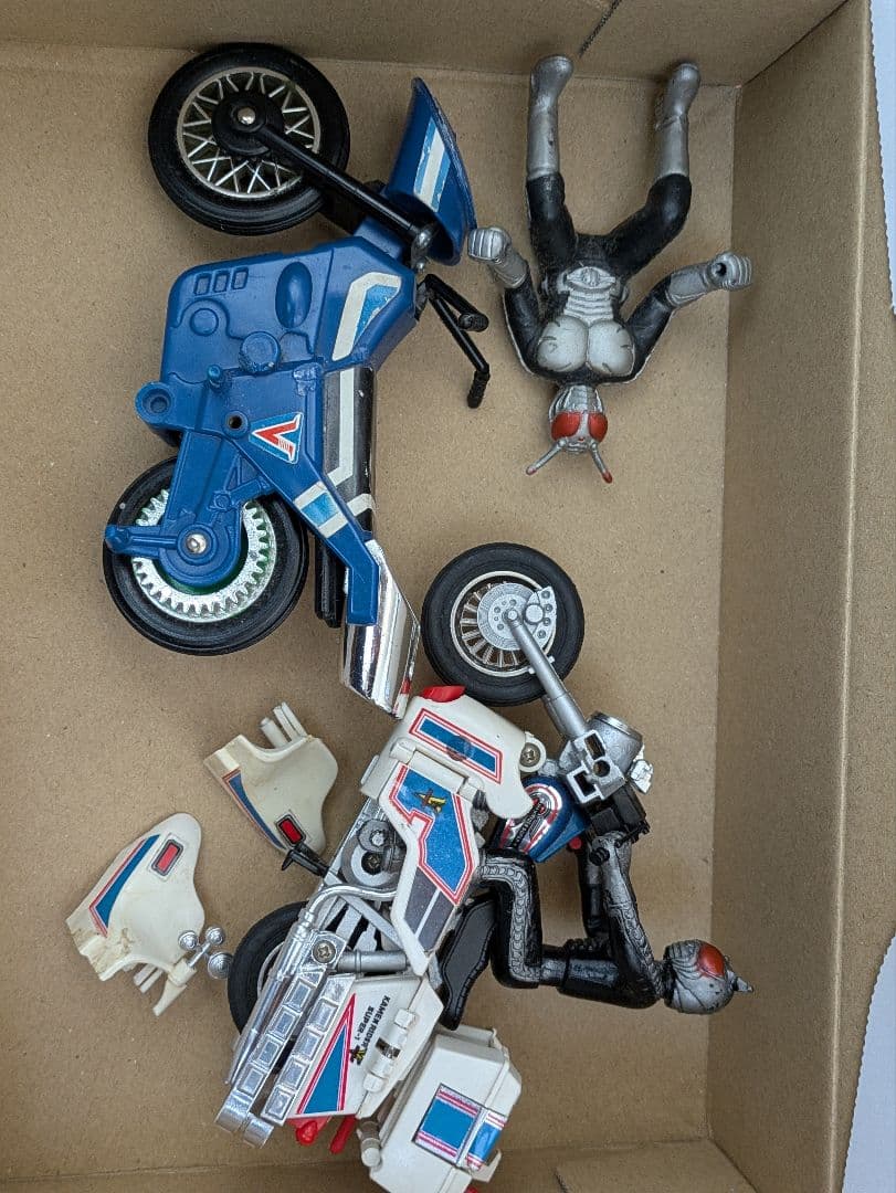 当時の物　仮面ライダー スーパー1 フィギュア　Vマシン　チャンピオンライダー