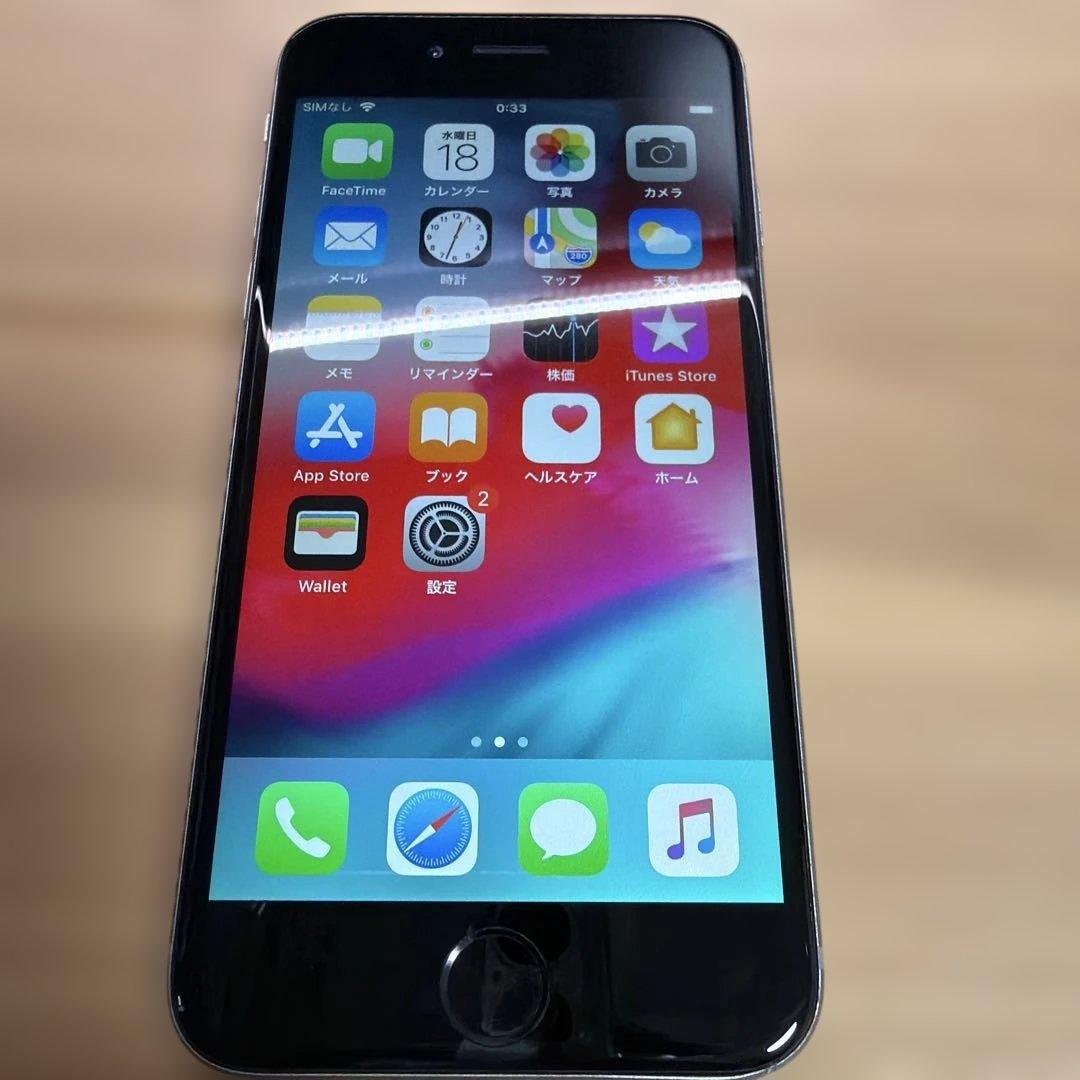 iPhone6 64GB スペースグレイMG4F2J/A バッテリー97%