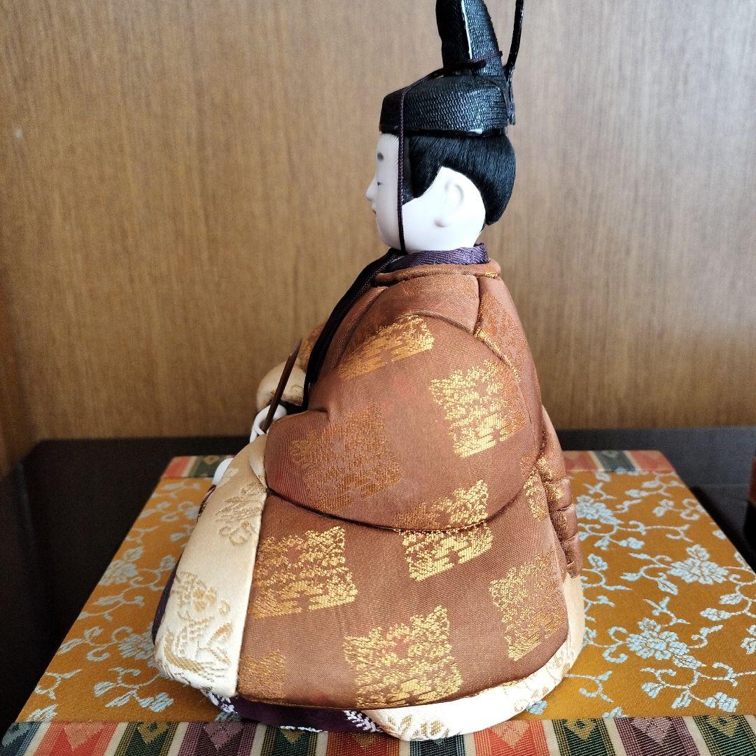 28日迄の出品★木目込み雛人形 親王飾り