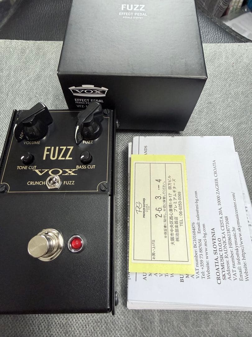 VOX VFZ-1 Fuzz エフェクター
