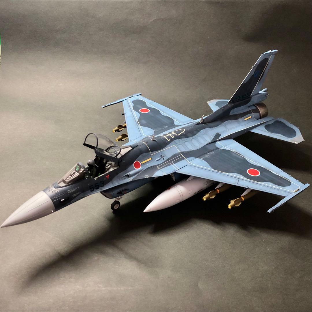 【完成品】ハセガワ 1/48 F-2A 飛行開発実験団