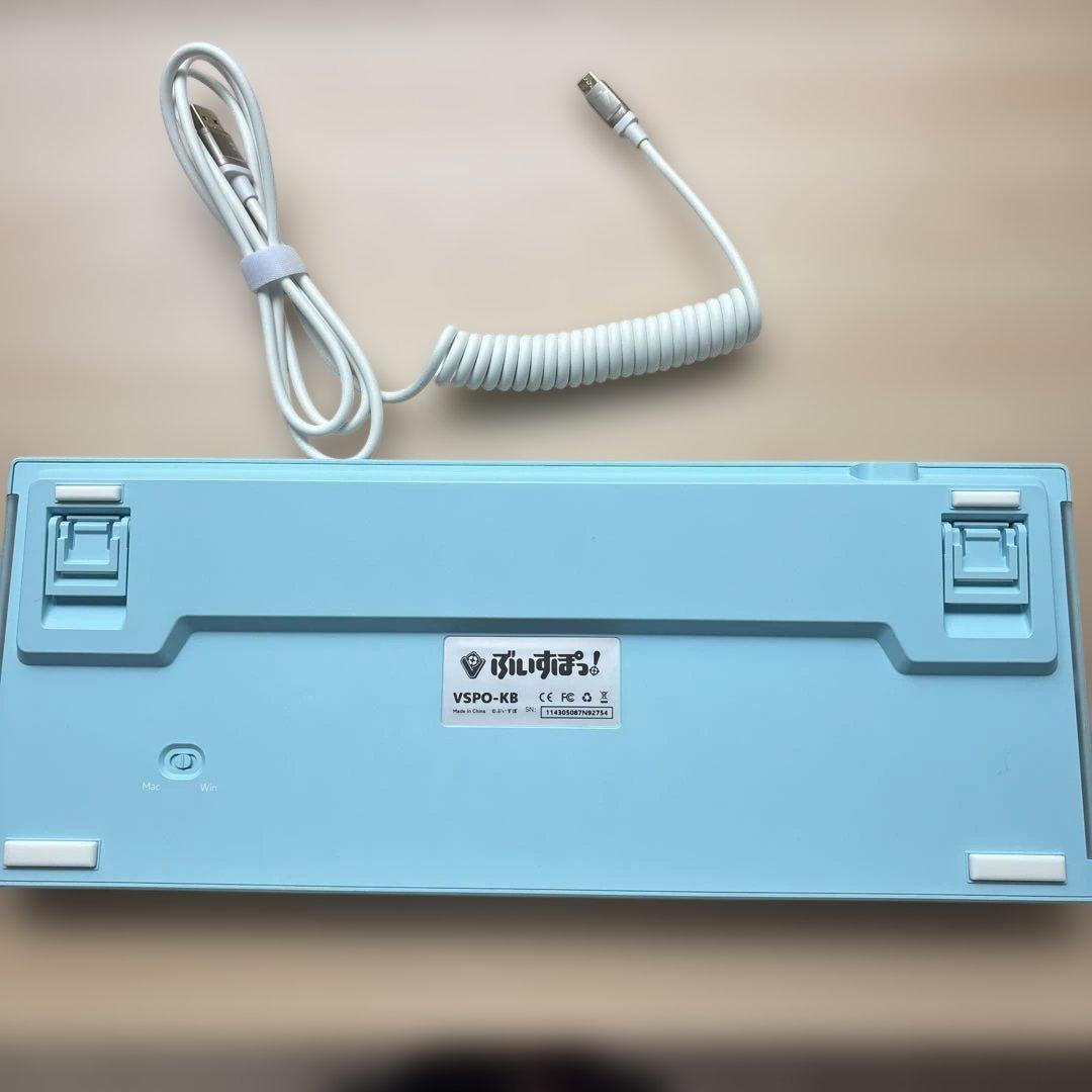 3/5まで値下げ！VSPO! GEAR ゲーミングキーボード藍沢エマぶいすぽ！