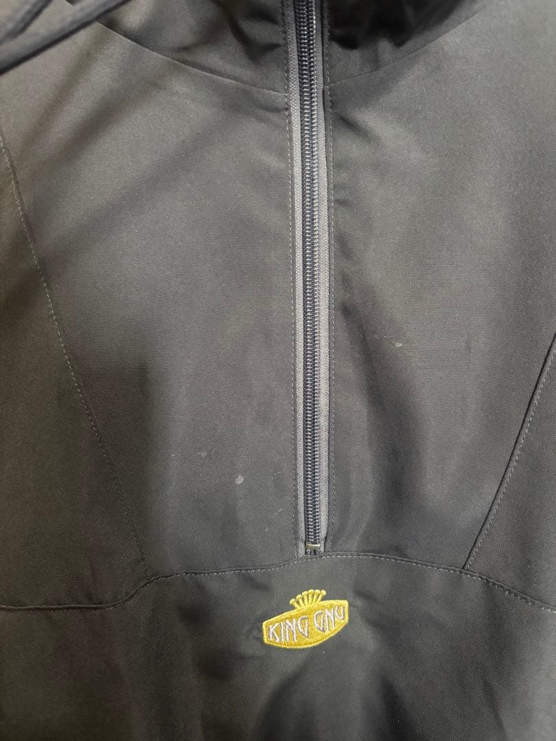 GNU LOGO ANORAK JACKET Sサイズ ダークグレー