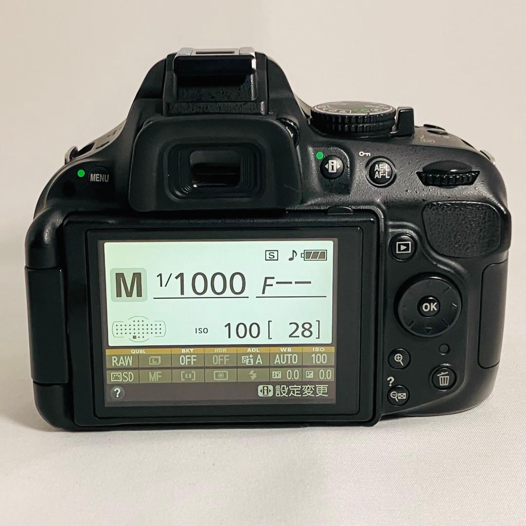 美品セット✨Nikon D5200✨自撮り◎ カメラバッグ付で届いてすぐ使える