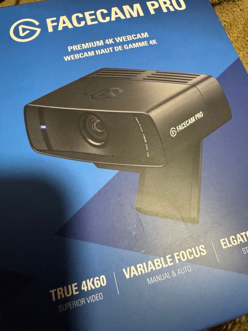 Webカメラ elgato Facecam Pro 4K60 10WAB9901