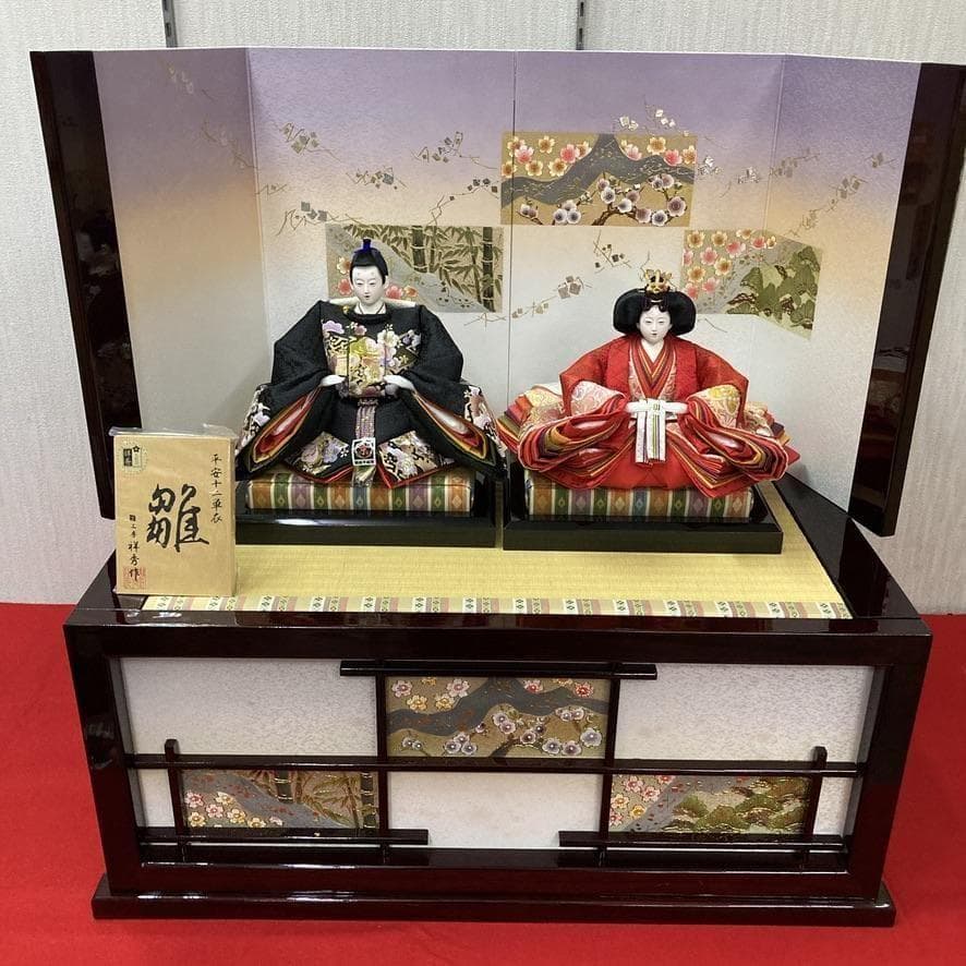 G1 雛人形26−3　収納用台屏風のみ　雛飾り台と屏風のみ　雛飾り台　雛祭り台