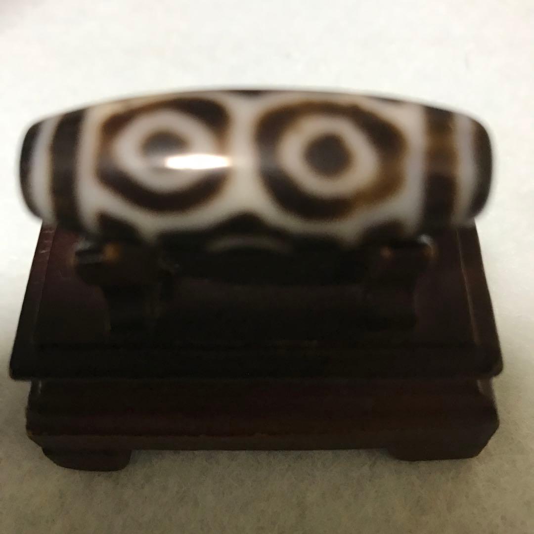 超激レア珍品‼︎ 古代老礦石　龍六眼天珠　黒朱砂お年玉価格でスタート!(^^)!