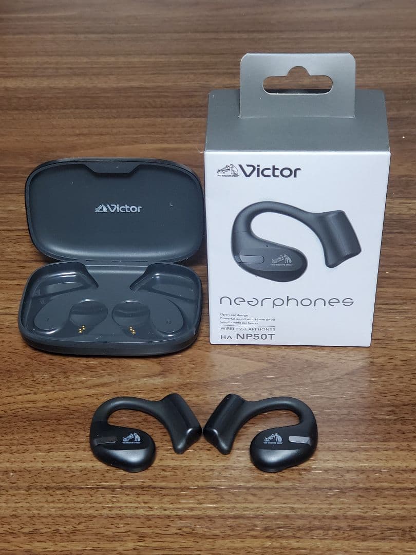 値下げ！Victor ワイヤレスイヤホン HA-NP50T ブラック