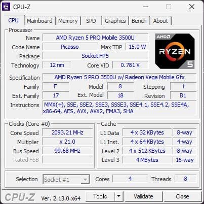 Windowsノート本体 ThinkPad X395 (Ryzen5/16GB/256GB/FHD)
