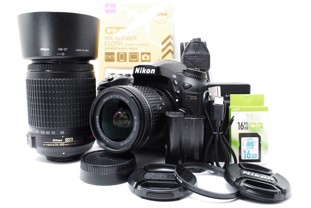 【人気の上位機】Nikon D7200 ダブルズーム WiFi搭載 手ぶれ補正