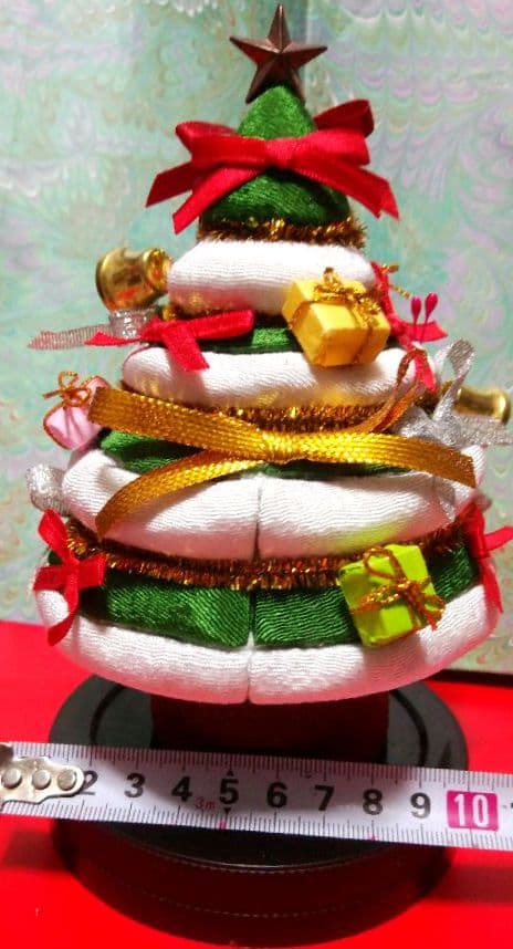 木目込み人形　クリスマスツリー