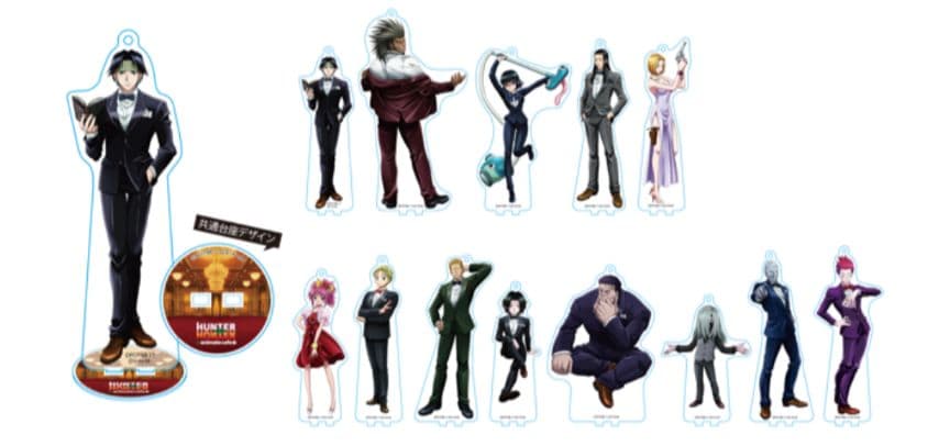 【未開封】HUNTERXHUNTER　アニカフェ　幻影旅団　アクスタセット