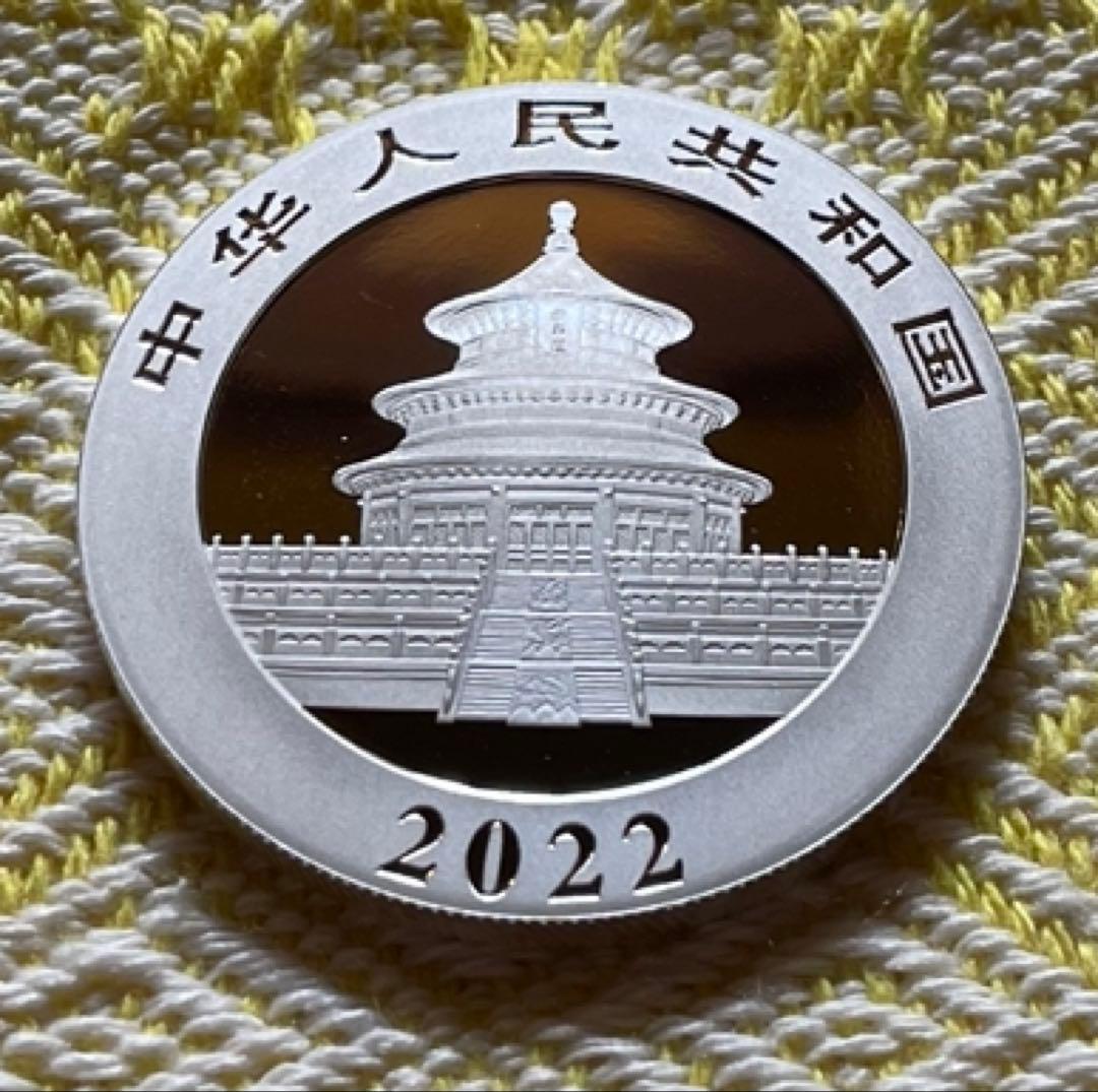 2022年 純銀 パンダ銀貨 30g 中国 10元 シルバー