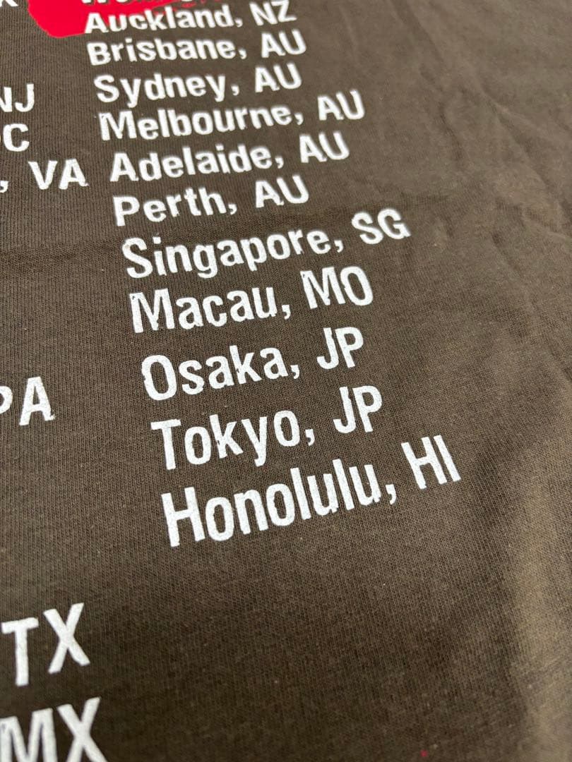 THE POLICE 2007年ツアー Tシャツ